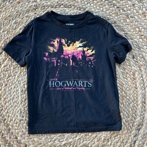 Old‎ Navy T-shirt Tee Kids Unisex Size 5 Hogwarts Harry Potter